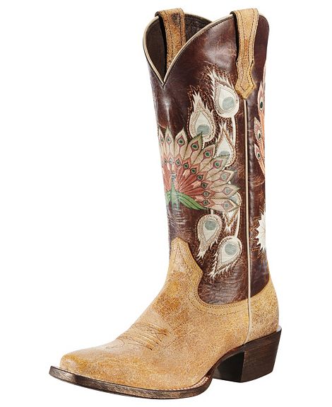 peacock cowboy boots