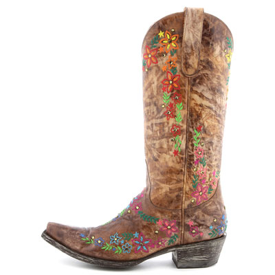 Old gringo 2025 floral embroidered boots