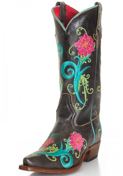 Macie Bean Black Cracktacular Cowboy Boots | Horses & Heels