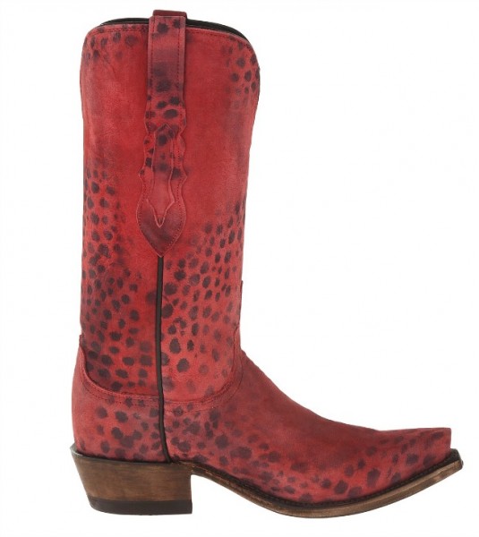 red cheetah print thigh high boots