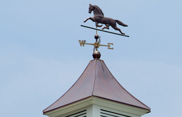 Horse Weather Vane on a Cupola