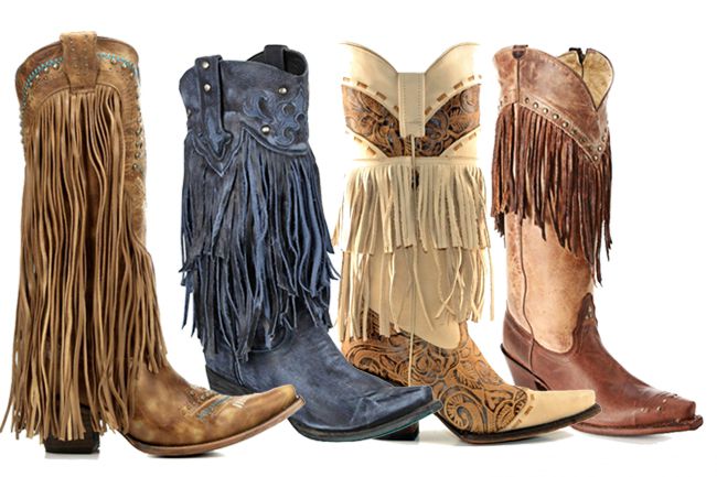 fringe western boots
