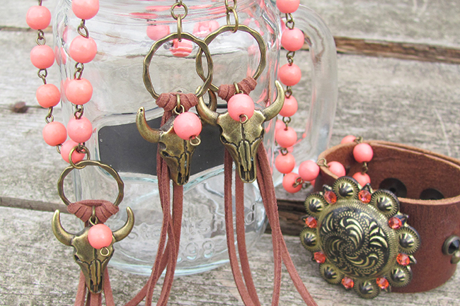 Rodeo Envy Coral Jewelry Set
