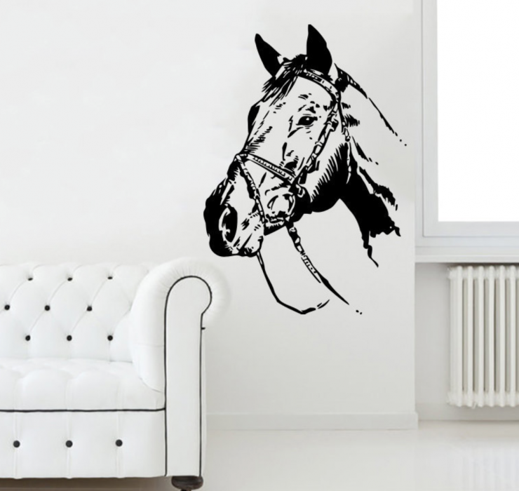 10 Ways to Dress up Your Walls with Vinyl Decals - Horses & Heels