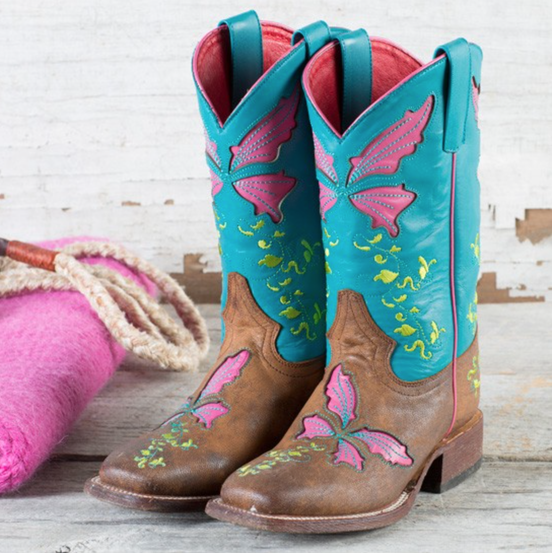 Macie Bean butterfly boots