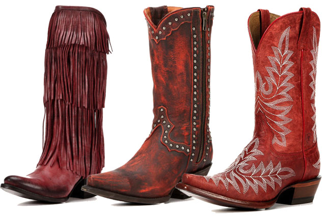 Fall Favorites Re-imagined  Womens cowgirl boots, Red cowboy