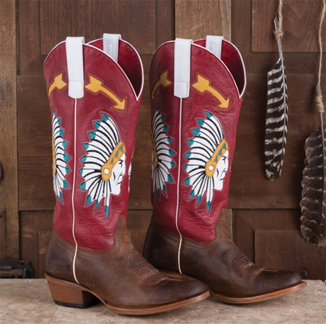 Diskant sammensnøret røgelse Macie Bean Indian Head Boots - Horses & Heels