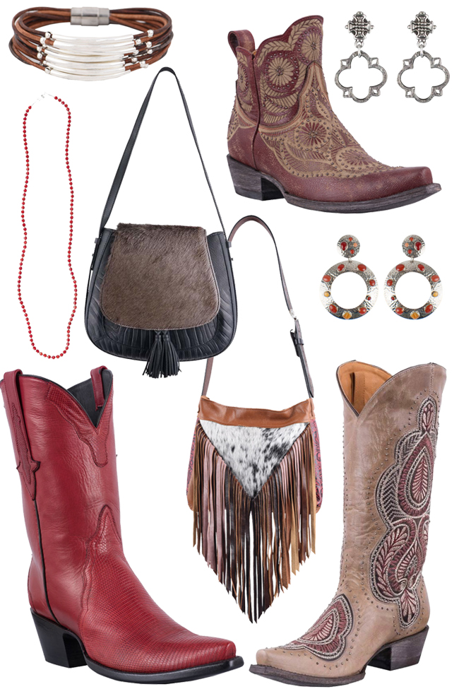 A Touch of Red + Neutral Western Accessories - Horses & Heels