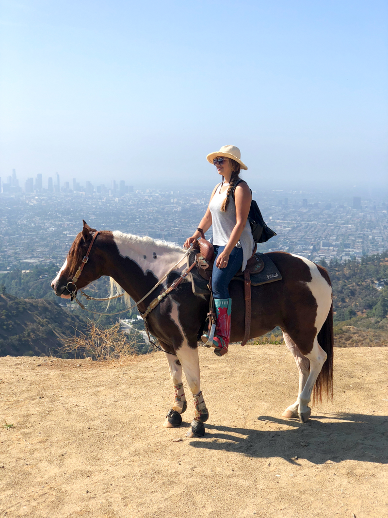 Horseback riding in Griffith Park