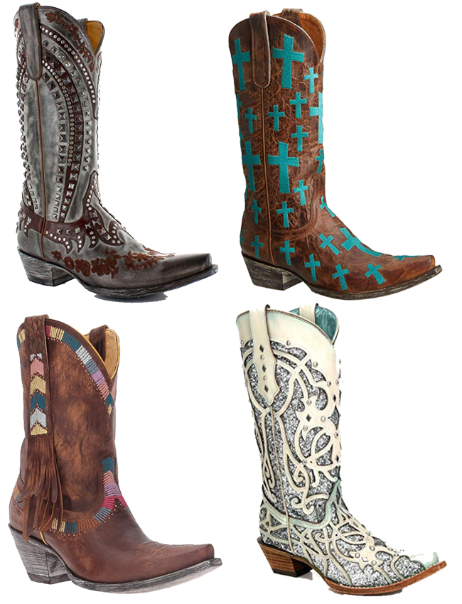 beautiful cowboy boots