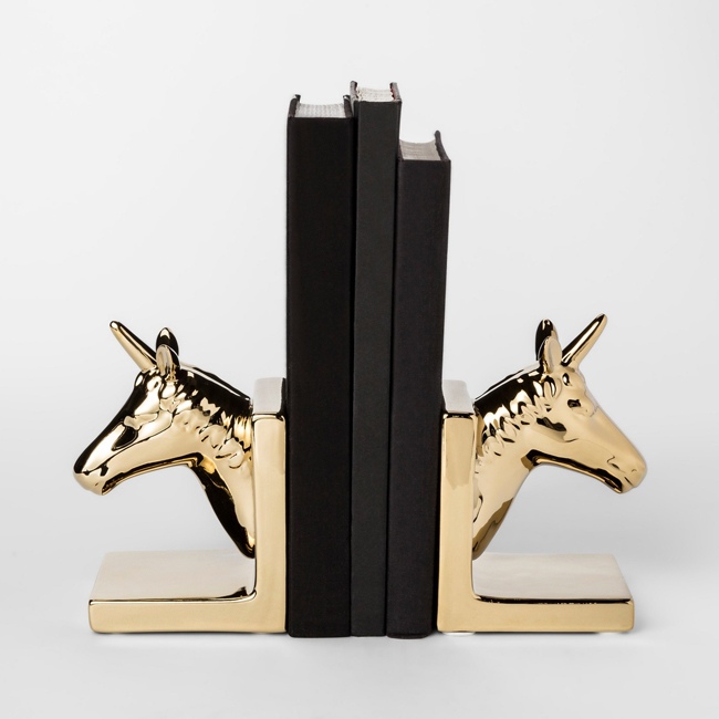 unicorn bookends from Target
