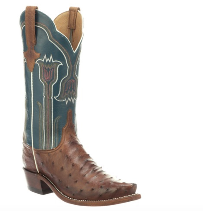 Lucchese Maeve ostrich cowboy boots