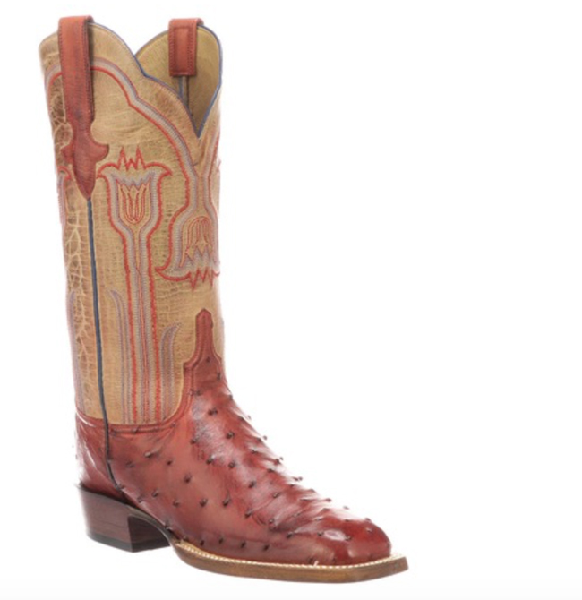 Lucchese ostrich Maggie cowboy boots
