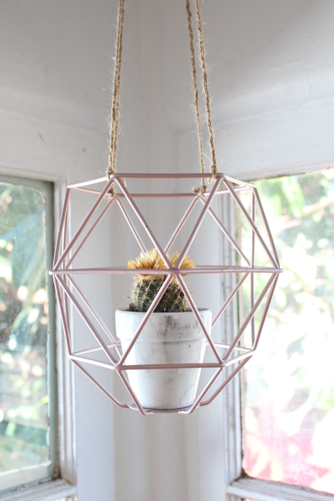 This planter was made from an IKEA pendant
