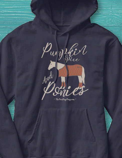 Pumpkin spice and ponies sweatshirt