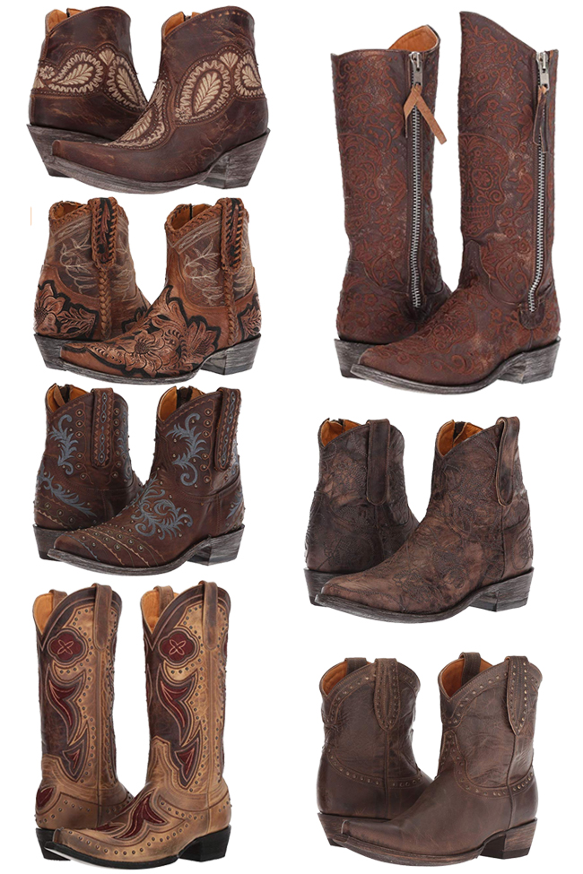 brown Old Gringo cowboy boots