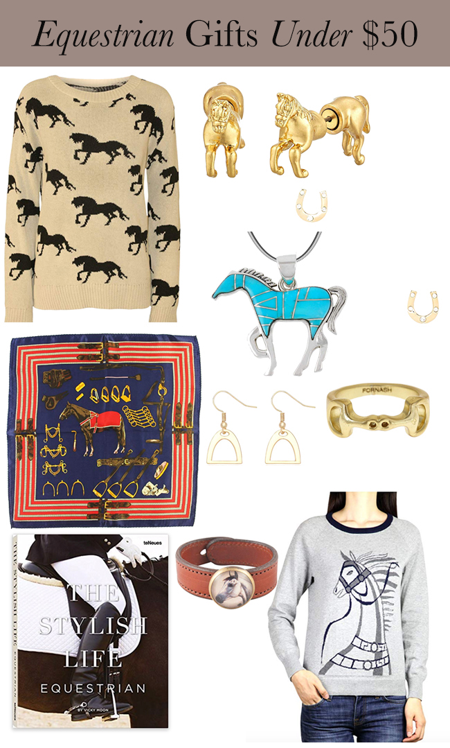 Equestrian gifts under $50!