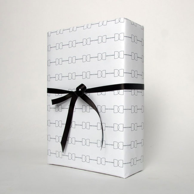 Hunt Seat Paper Co. D ring wrapping paper