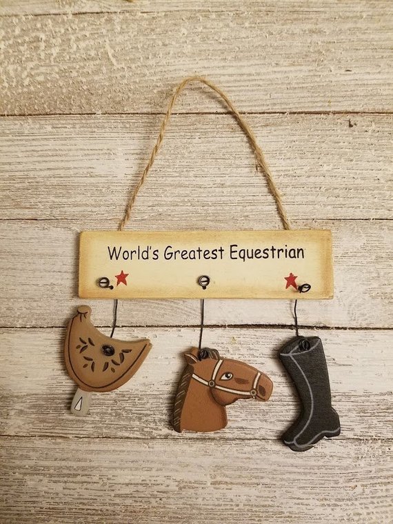 World's greatest equestrian Christmas ornament