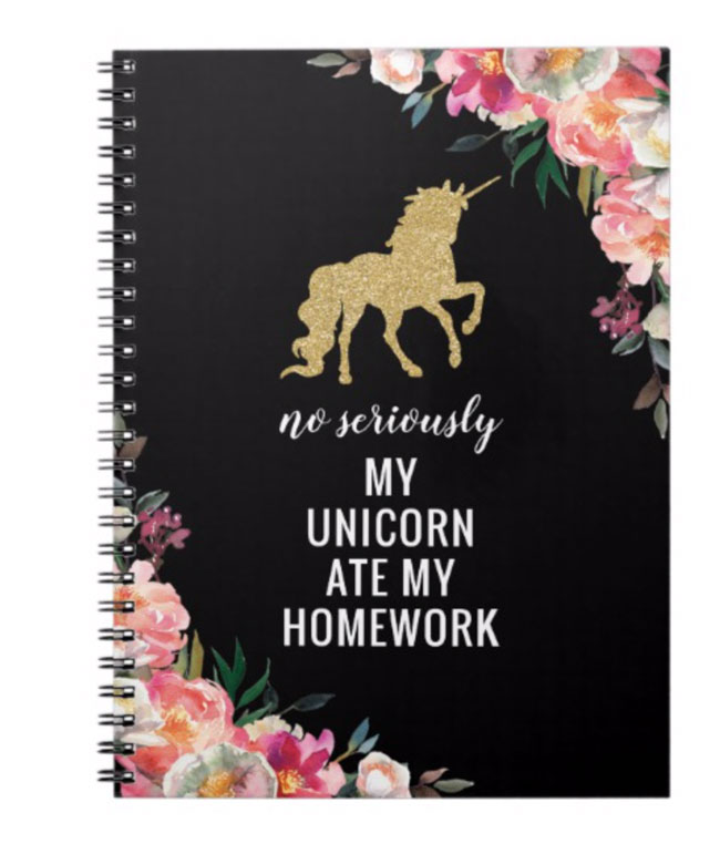unicorn ate my homework