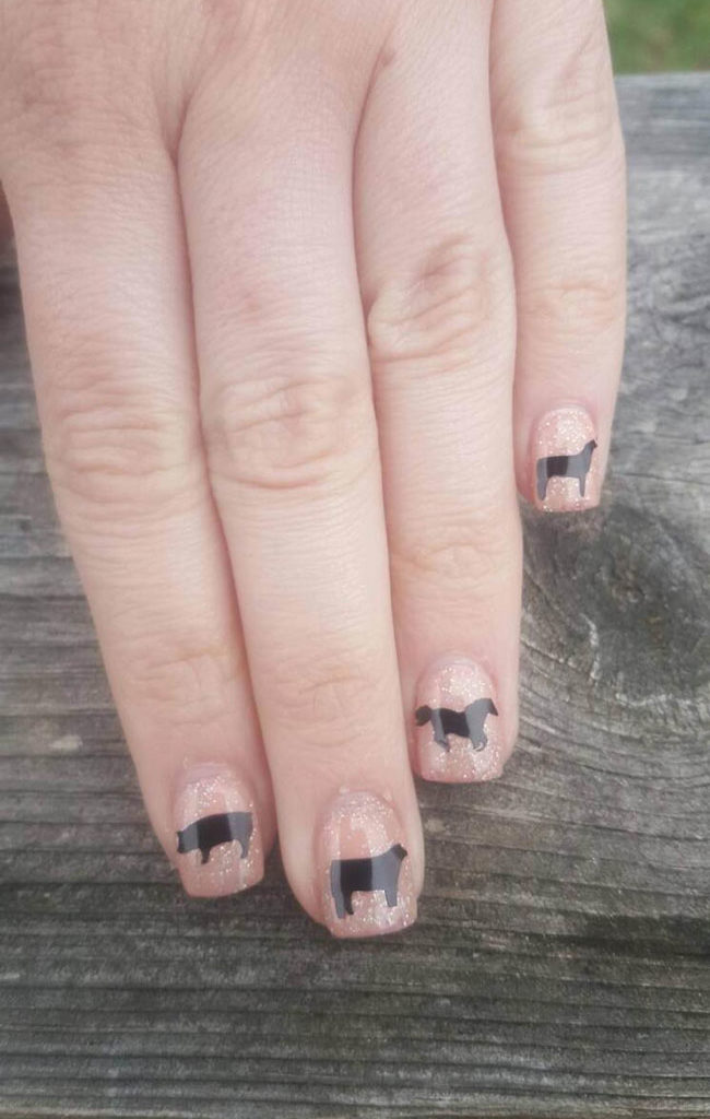 livestock nail decals