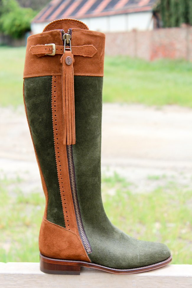 suede Spanish Riding Boots
