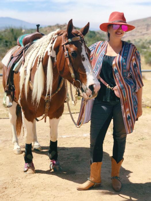 Horseback Riding at the Vasquez Rocks - Horses & Heels
