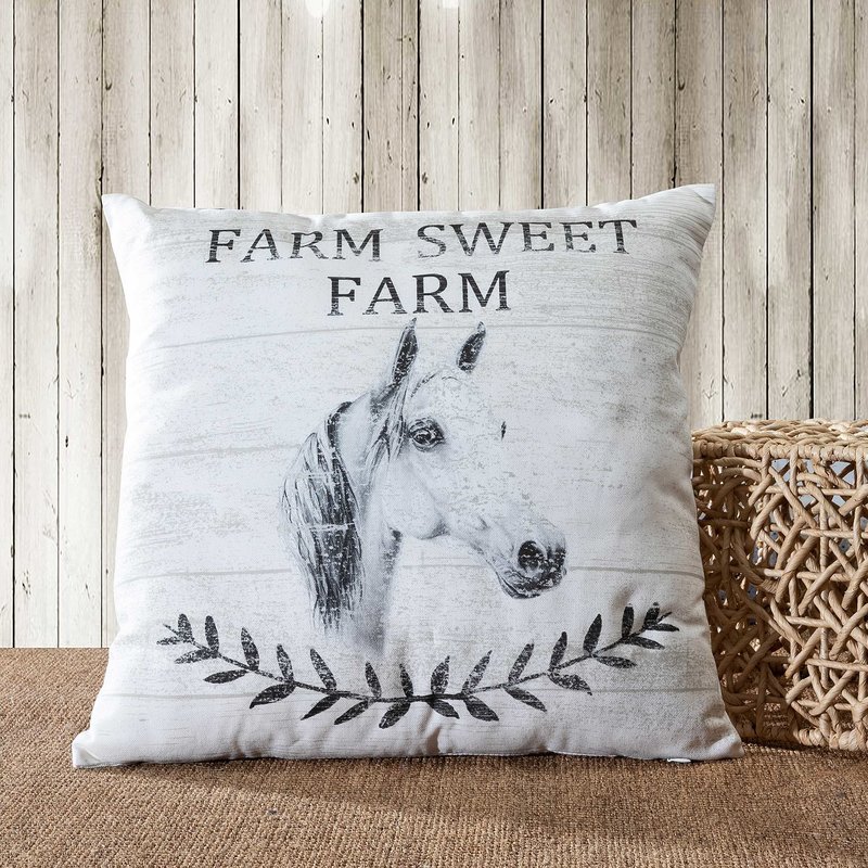 Farm Sweet Farm throw pillow
