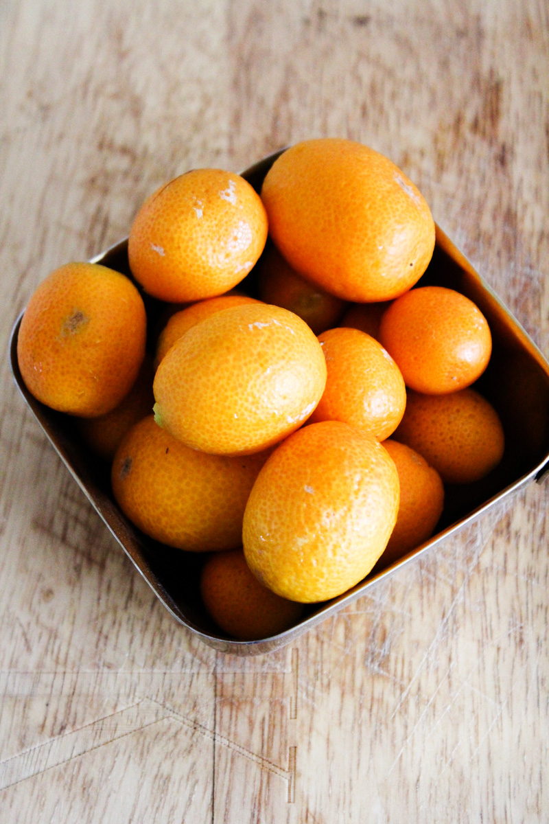 fresh picked kumquats