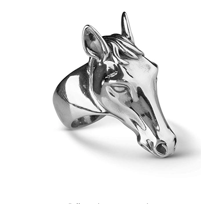 Horse head ring