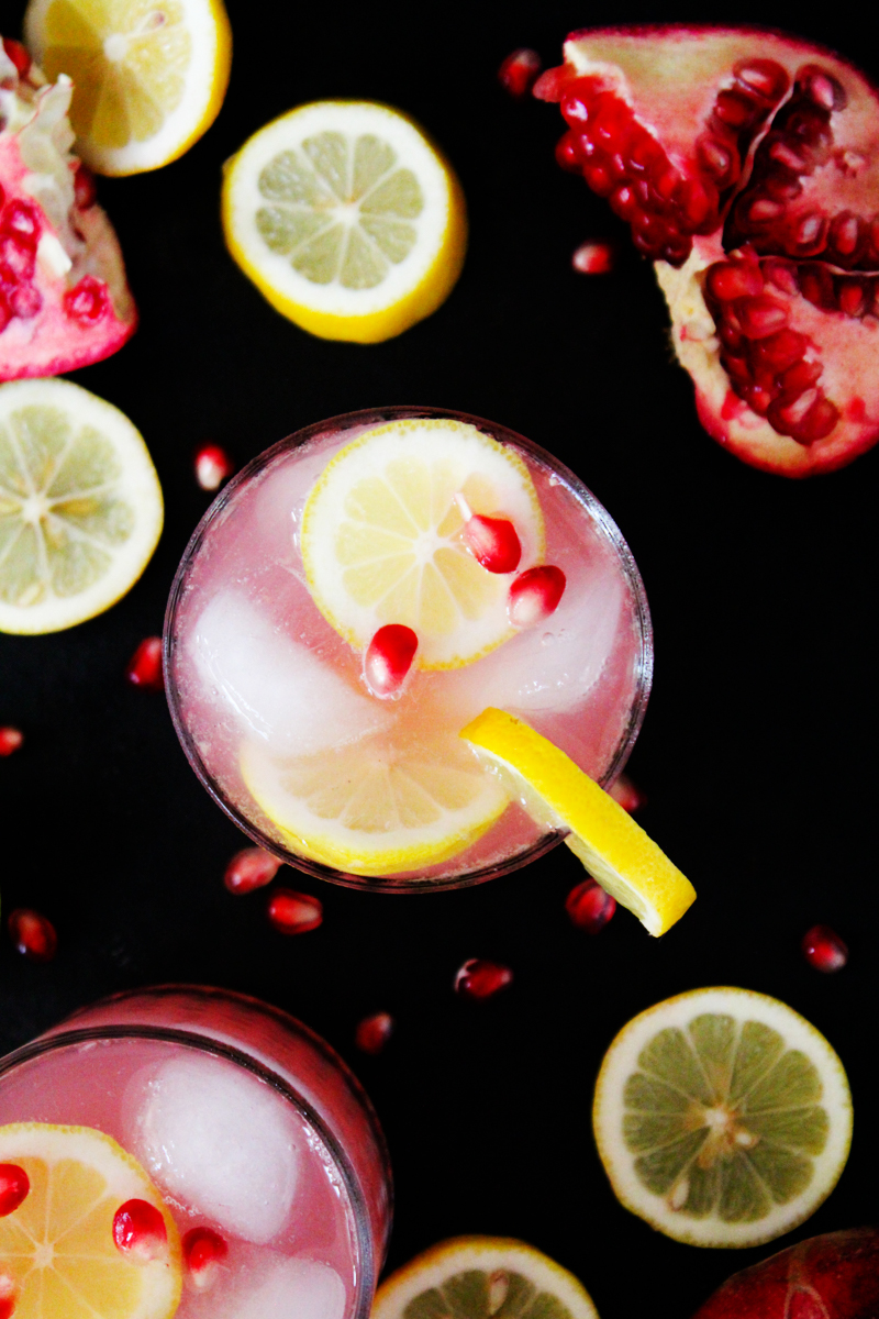 The best pomegranate lemonade