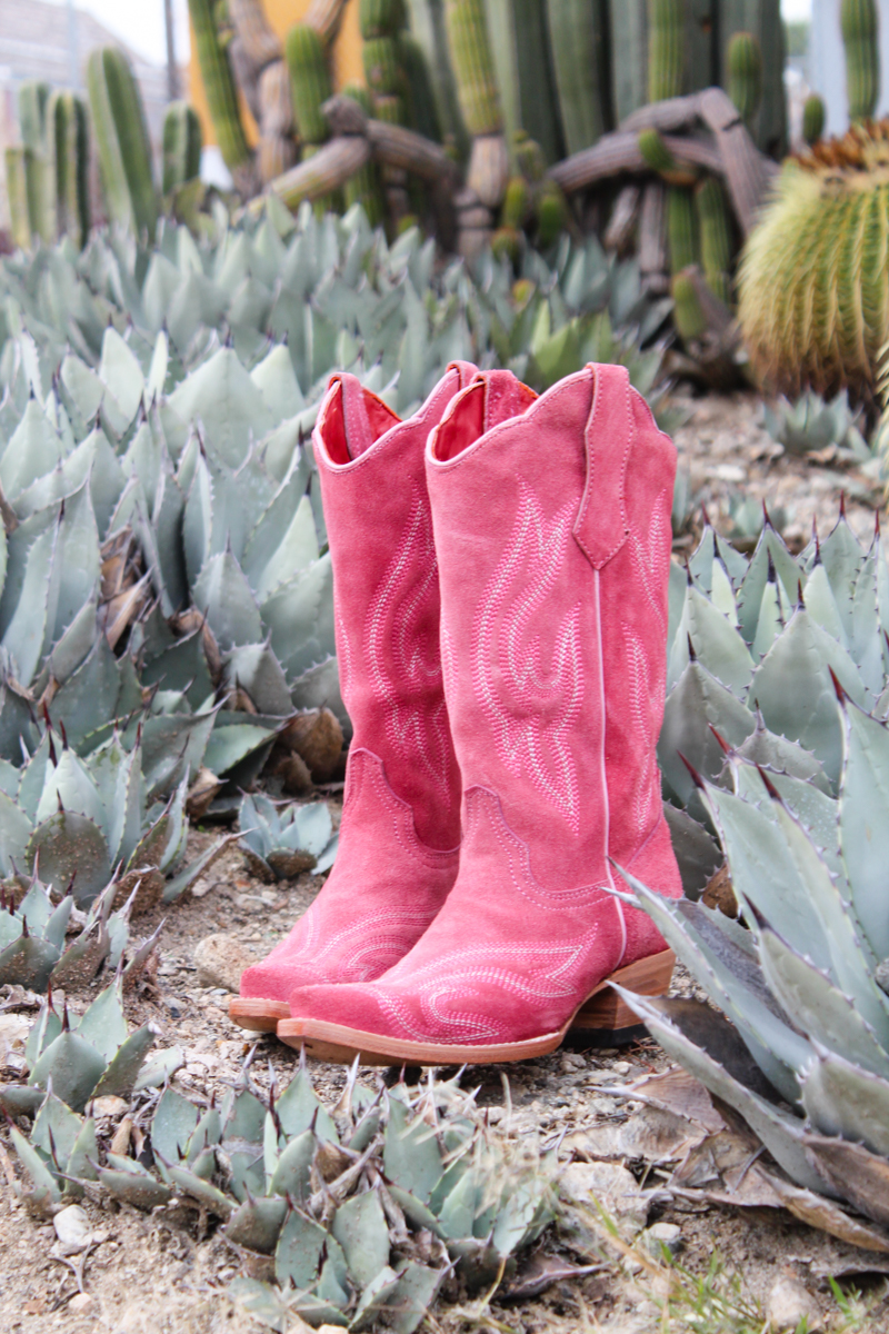 Dune pink 2024 cowboy boots