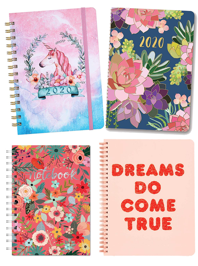 Colorful planners for 2020