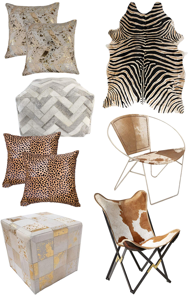 Modern Cowhide Decor for Your Home - Horses & Heels