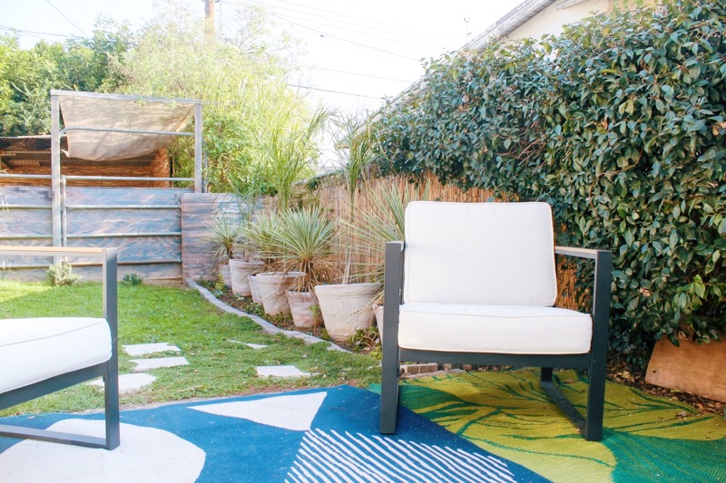 Outdoor living space transformation