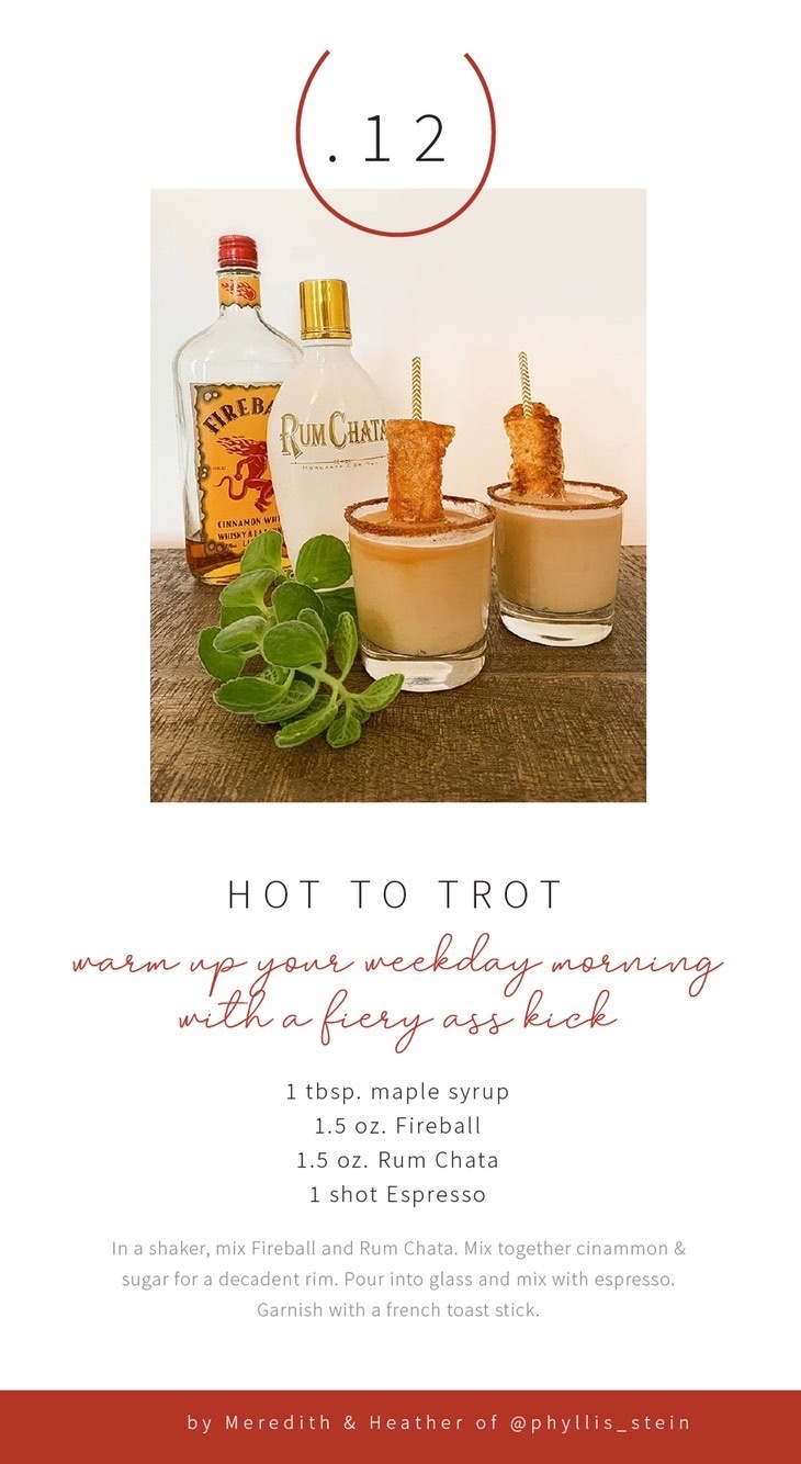 Hot to Trot morning cocktail