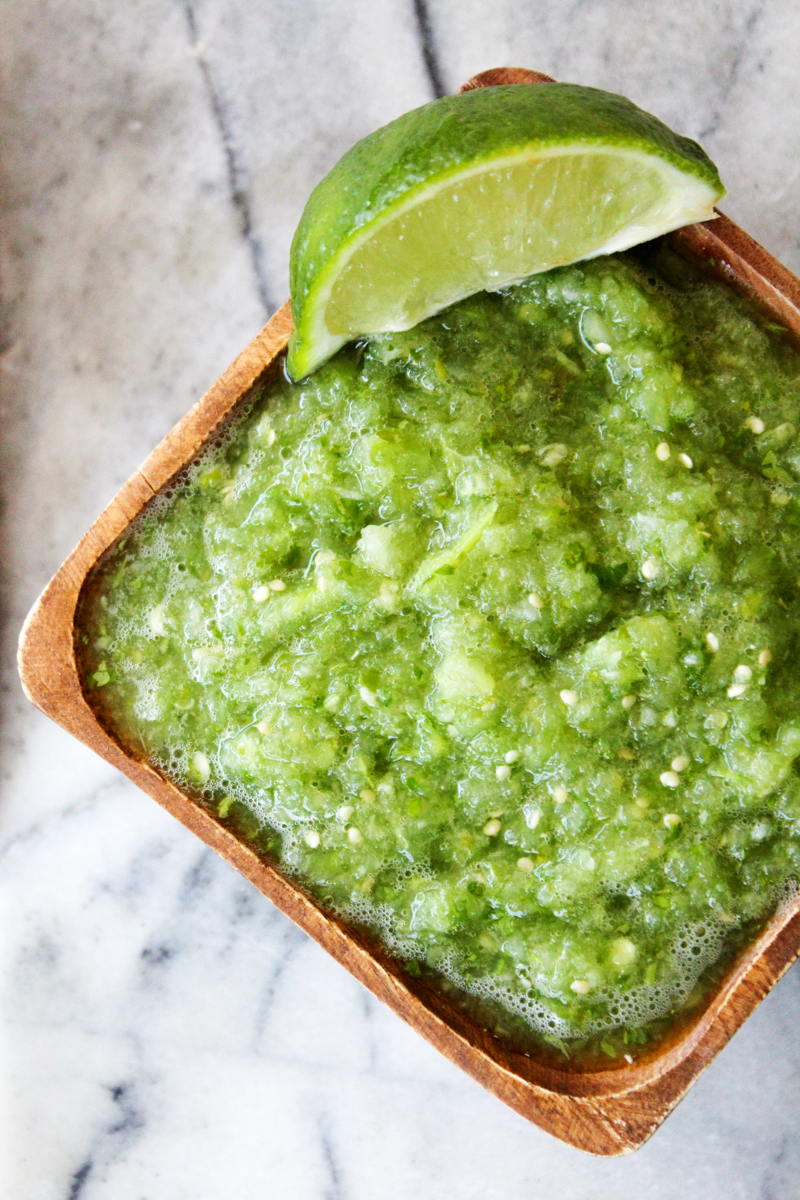 Fresh and flavorful homemade salsa verde recipe