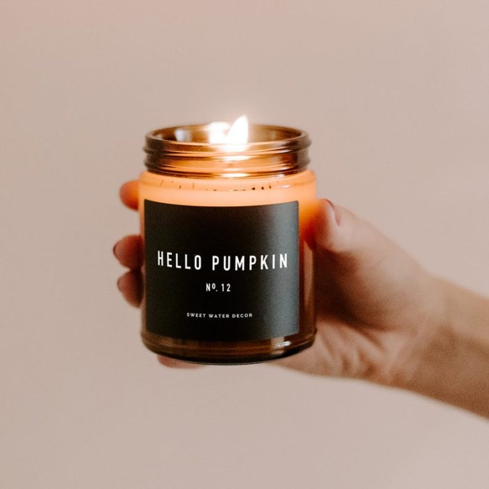 Hello Pumpkin candle