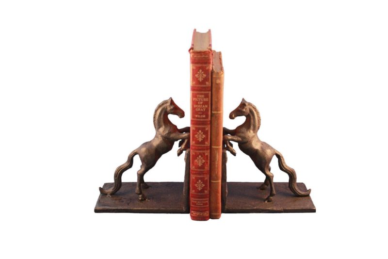 Horse rearing bookends