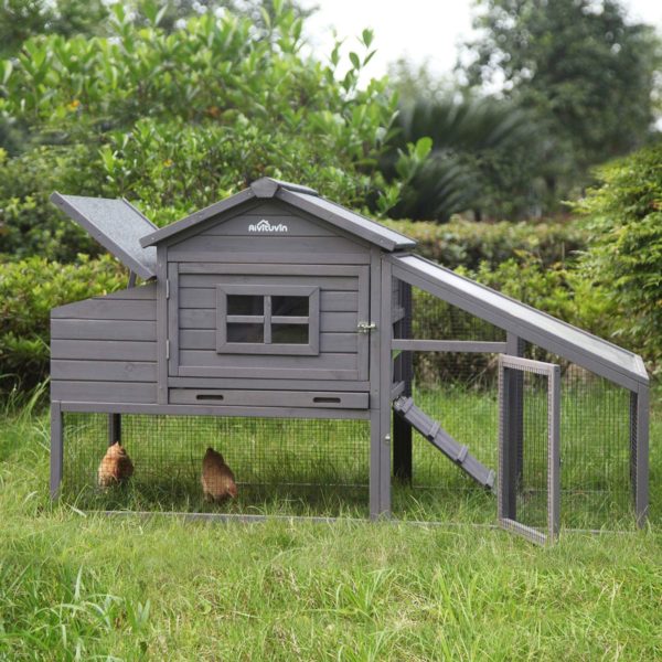 Gray hen house
