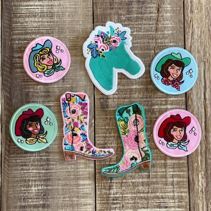 Cute cowgirl patches