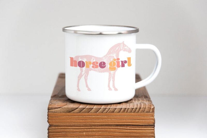 Horse Girl Camp Mug
