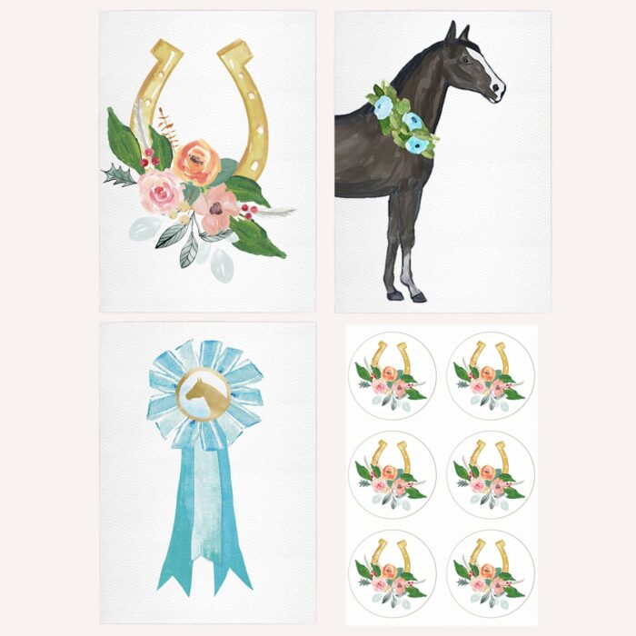 Equestrian cards by Pony Macaroni