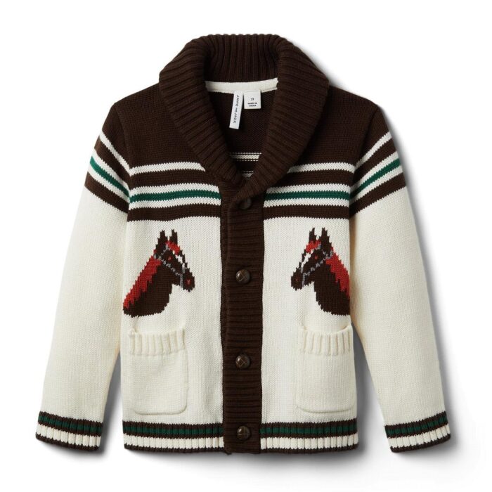 Horse cardigan for kids