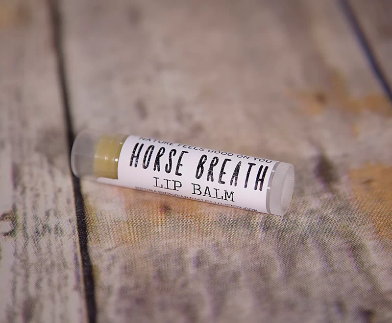 Horse breath lip balm