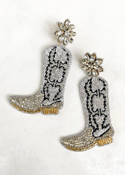 Kacey cowboy boot earrings