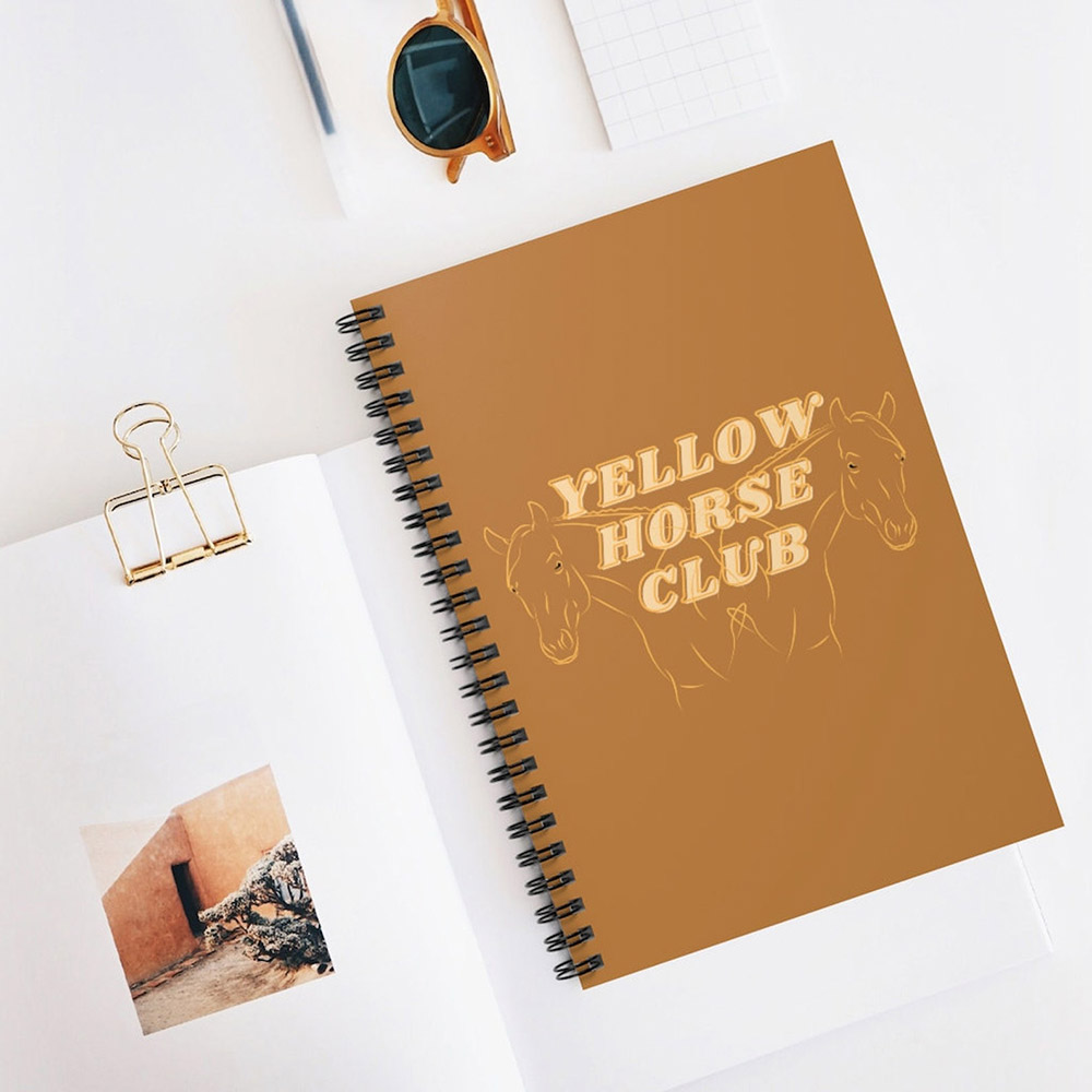 Yellow Horse Club notebook