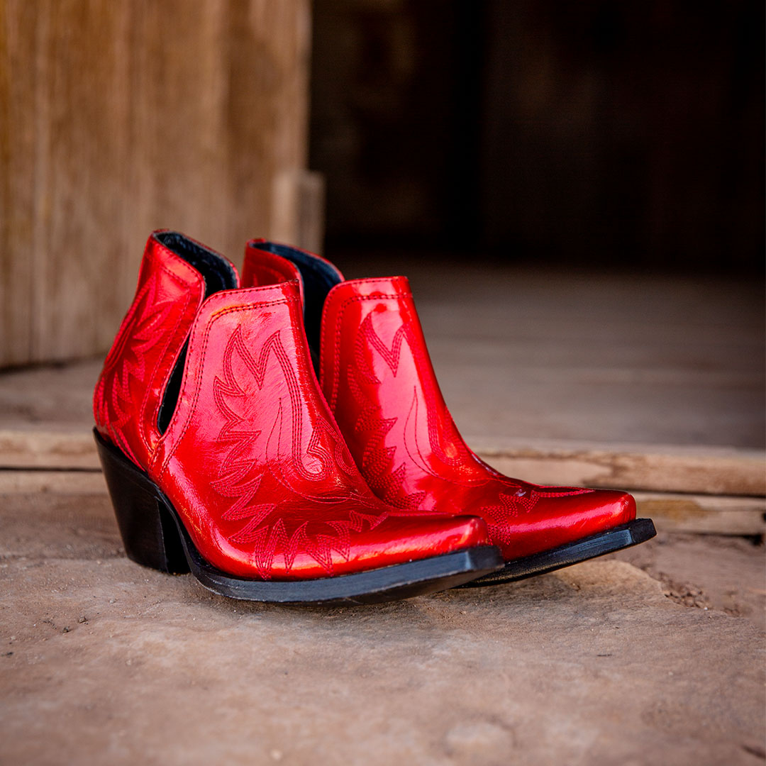 Red cowboy boots for Christmas
