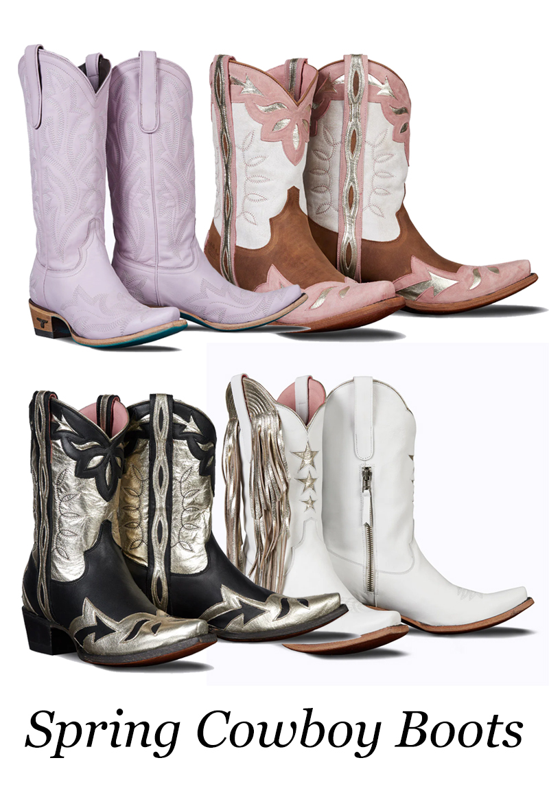 Spring cowboy boots
