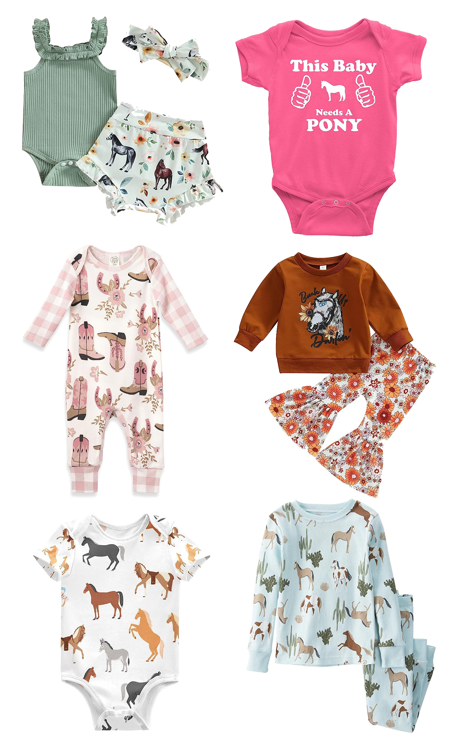 Equestrian baby clothing